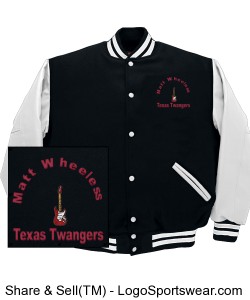 Texas Twangers Varsity Jacket Design Zoom